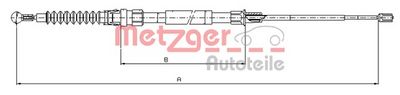 CABLU FRANA DE PARCARE METZGER AUTOTEILE 107518