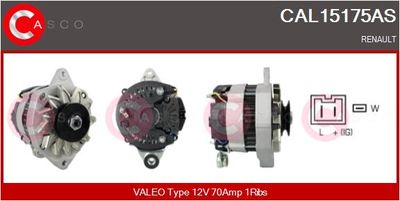CASCO Generator Brand New HQ (CAL15175AS)
