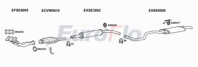 Układ wydechowy EUROFLO SEIBI161004
