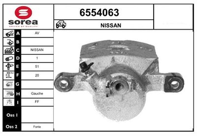 STARTCAR 6554063 Тормозной суппорт для SUZUKI SWIFT IV (FZ, NZ) 1.3 DDiS (AZG 413D) STARTCAR 6554063 Тормозной суппорт для SUZUKI SWIFT IV (FZ, NZ) 1.3 DDiS (AZG 413D)