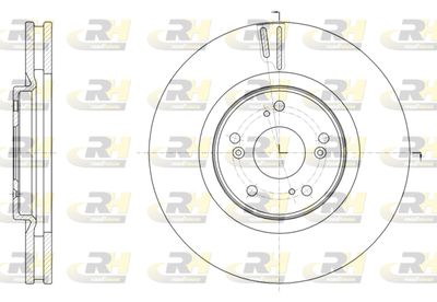 ROADHOUSE 61607.10 Тормозные диски  для HONDA ACCORD (Хонда Аккорд)