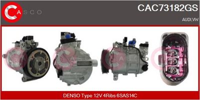 COMPRESOR CLIMATIZARE CASCO CAC73182GS