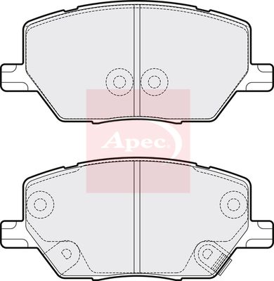 APEC Brake Pad Set, disc brake PAD2065