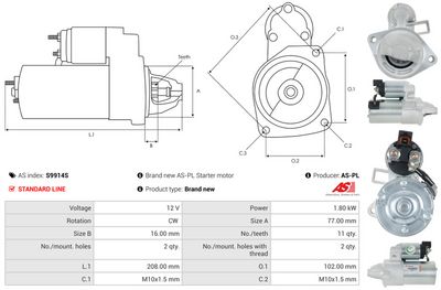 STARTER AS-PL S9914S 4