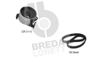 Комплект ремня ГРМ BREDA LORETT KCD0261 для DAIHATSU CHARADE
