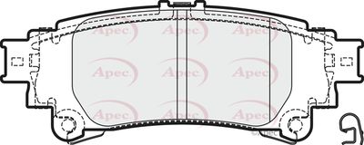 Brake Pad Set APEC PAD2008