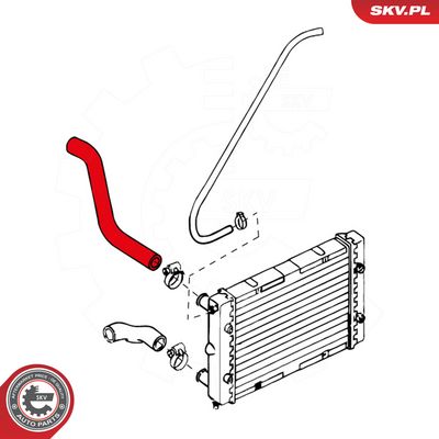 Hadica chladenia ESEN SKV 24SKV393