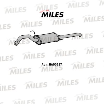 Глушитель выхлопных газов конечный MILES HA00327 для VW PASSAT