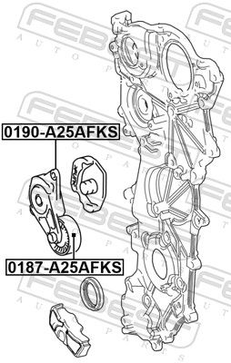 INTINZATOR CUREA CUREA DISTRIBUTIE FEBEST 0190A25AFKS 1