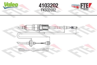 Трос, управление сцеплением VALEO 4103202 для VW PASSAT