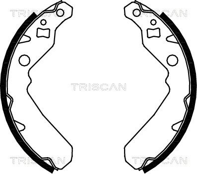 Комплект тормозных колодок TRISCAN 8100 41615 для DAIHATSU SIRION