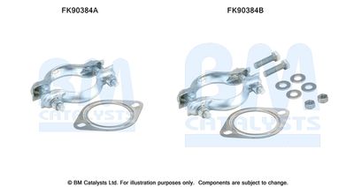 Монтажный комплект, катализатор BM CATALYSTS FK90384 для RENAULT RAPID
