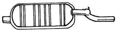 Глушитель выхлопных газов конечный SIGAM 11602 для FIAT 238