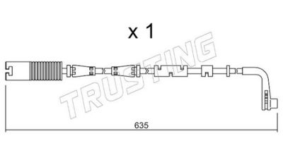 SENZOR DE AVERTIZARE UZURA PLACUTE DE FRANA TRUSTING SU205