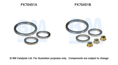 Монтажен комплект, изпускателна тръба BM Catalysts FK70451