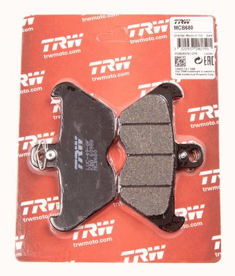 BREMSBELAGSATZ SCHEIBENBREMSE TRW MCB680 1