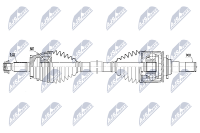 NTY NPW-MS-077 Деталь для MITSUBISHI PAJERO IV Van (V9_, V8_, V8_V) 3.2 TD 4WD NTY NPW-MS-077 Деталь для MITSUBISHI PAJERO IV Van (V9_, V8_, V8_V) 3.2 TD 4WD