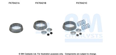Zestaw montażowy, rura wydechowa BM CATALYSTS FK70421