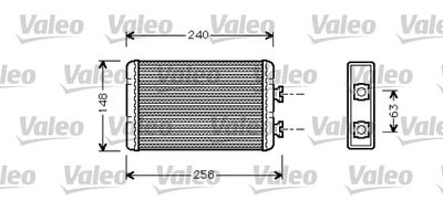VALEO 812318 Радиатор печки  для BMW 3 (Бмв 3)
