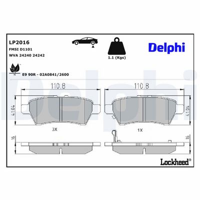 Remblokken set Achter , past: NISSAN NAVARA NP300, PATHFINDER III, XTERRA 2.5D/3.0D/4.0 01.05-