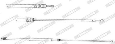 CABLU FRANA DE PARCARE FERODO FHB434548 1