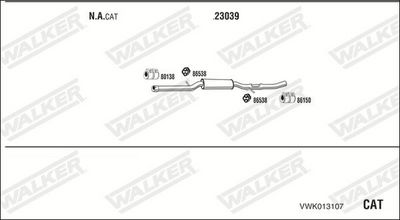 SISTEM DE ESAPAMENT WALKER VWK013107