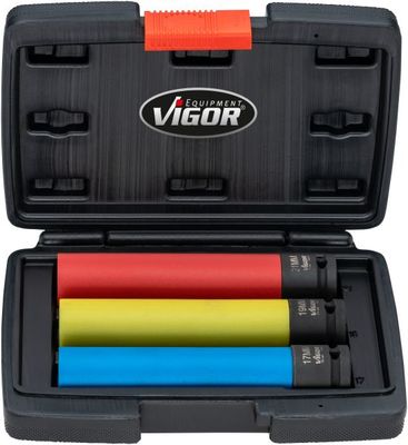 Vigor - Sada nadstavcov na ALU disky 1/2" 3ks