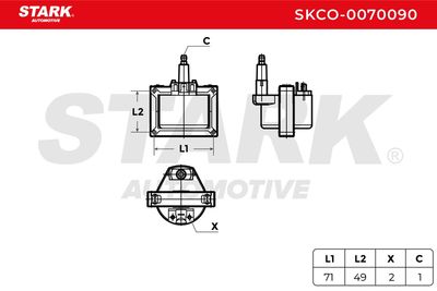 запалителна бобина STARK SKCO-0070090