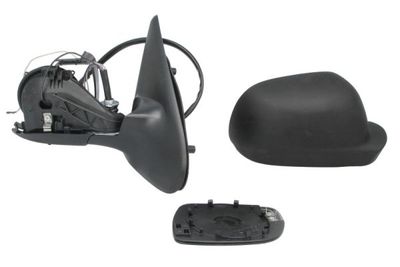Zijspiegel Rechts (elektrisch, in reliëf, met verwarming, under-coated, met temperatuursensor) past: SEAT CORDOBA 6K, IBIZA II FL 6K 06.99-12.02