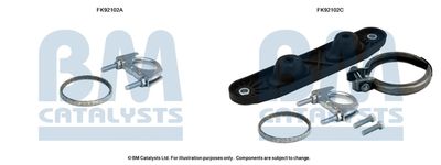 Монтажен комплект, катализатор BM Catalysts FK92102