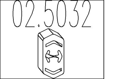 TAMPON CAUCIUC AMORTIZOR ESAPAMENT