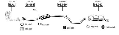Układ wydechowy ASMET PE081565