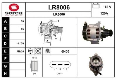 GENERATOR SNRA LR8006
