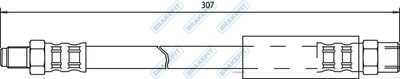 APEC Brake Hose BHO4047