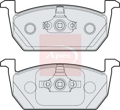 APEC Brake Pad Set, disc brake PAD2216