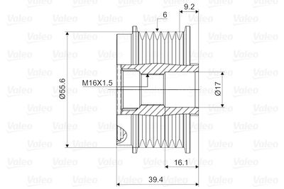 SISTEM ROATA LIBERA GENERATOR VALEO 588013 1