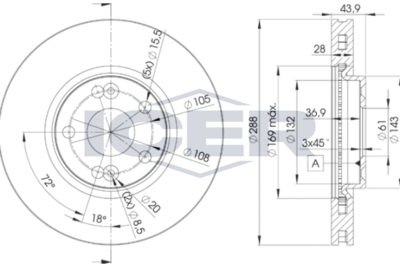 Tarcza hamulcowa ICER 78BD6029-2