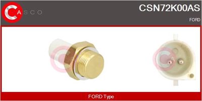 COMUTATOR TEMPERATURA VENTILATOR RADIATOR CASCO CSN72K00AS
