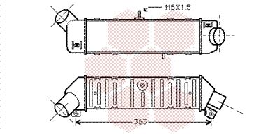 Интеркулер VAN WEZEL 58004162 для SEAT IBIZA