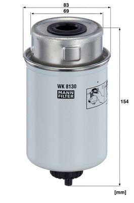 Palivový filtr MANN-FILTER WK 8130