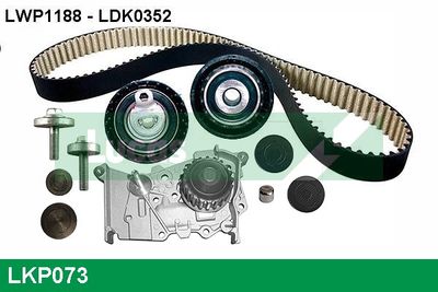 WASSERPUMPE + ZAHNRIEMENSATZ