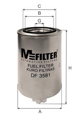 Топливный фильтр MFILTER DF 3581 для FORD CONSUL