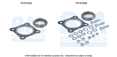 Монтажен комплект, изпускателна тръба BM Catalysts FK70102