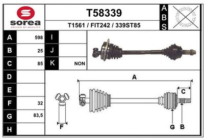 ANTRIEBSWELLE EAI T58339