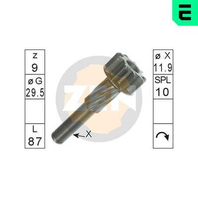 PINION ELECTROMOTOR