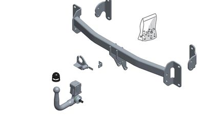 Zestaw zaczepu przyczepy BRINK 602700