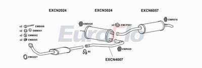 Układ wydechowy EUROFLO CNBX193008A00