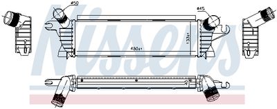 INTERCOOLER COMPRESOR NISSENS 96648 5