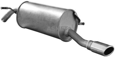 ASMET 08.091 Глушитель выхлопных газов  для PEUGEOT 207 SW (WK_) 1.4 16V