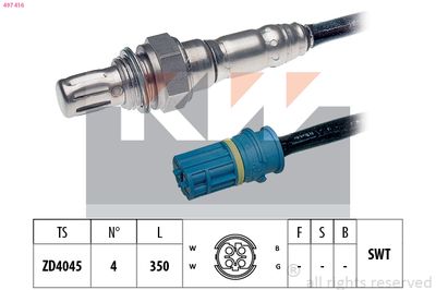 Sonda lambda KW 497 416